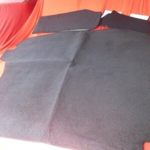 Alfa Romeo Spider year 70 - 82 boot carpet velor black NEW