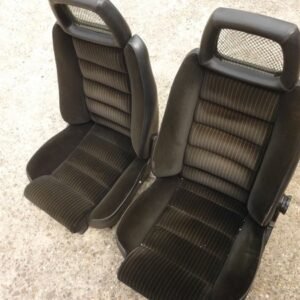 Original Alfa Romeo Alfetta GTV 6 seats / driver's seat + passenger seat verlor black TOP condition