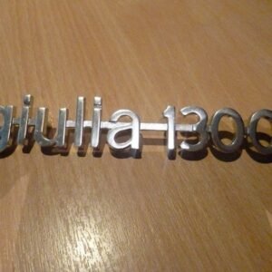 Original Alfa Romeo Giulia lettering / model symbol "Giulia 1300" NEW