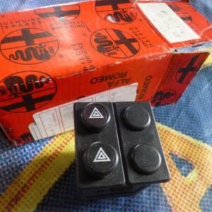 Original Alfa Romeo Spider 90 Series 4 hazard warning light switch 11560650400000 NEW
