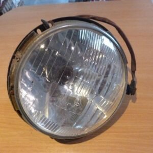 Original Alfa Romeo Spider Bertone Giulia headlights including Carello lamp pot