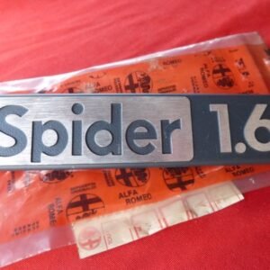 Original Alfa Romeo Spider lettering "Spider 1.6" 60518932 / 115469016000 NEW