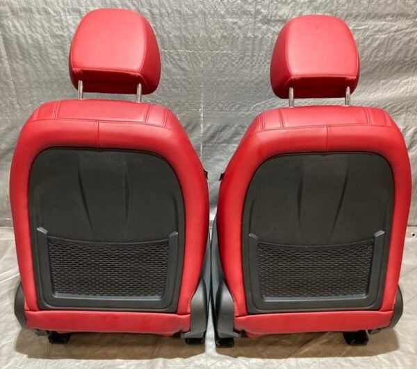 2017-2018 Alfa Romeo Giulia Ti Sport Bucket Front and Rear Seat Set / Red Leather 