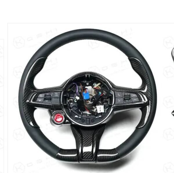 Alfa Romeo Giulia QV / Stelvio QV Lower Steering Wheel Spoke Trim Cover 2020-ongoing - Carbon Fibre