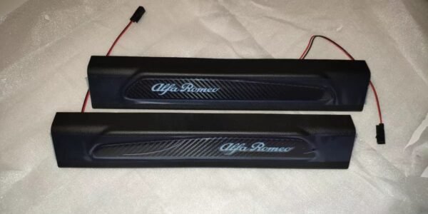 Alfa Romeo Giulia entry strips illuminated carbon carbon accessories