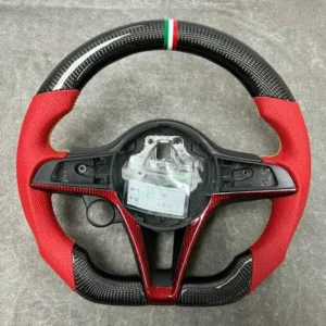 100% Real Carbon Fiber Steering Wheel for Alfa Romeo Giulia