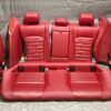 2017-2018 Alfa Romeo Giulia Ti Sport Bucket Front and Rear Seat Set / Red Leather 