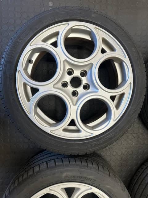 Shop Authentic 5x98 17 Alfa Romeo Genuine Speedline 156 147 GTA Teledials 17 Inch Alloy Wheels,